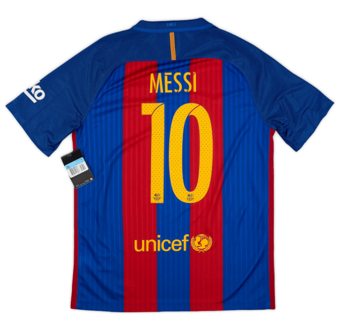 FC Barcelona 2016/17 Home Jersey w/ La Liga badge
