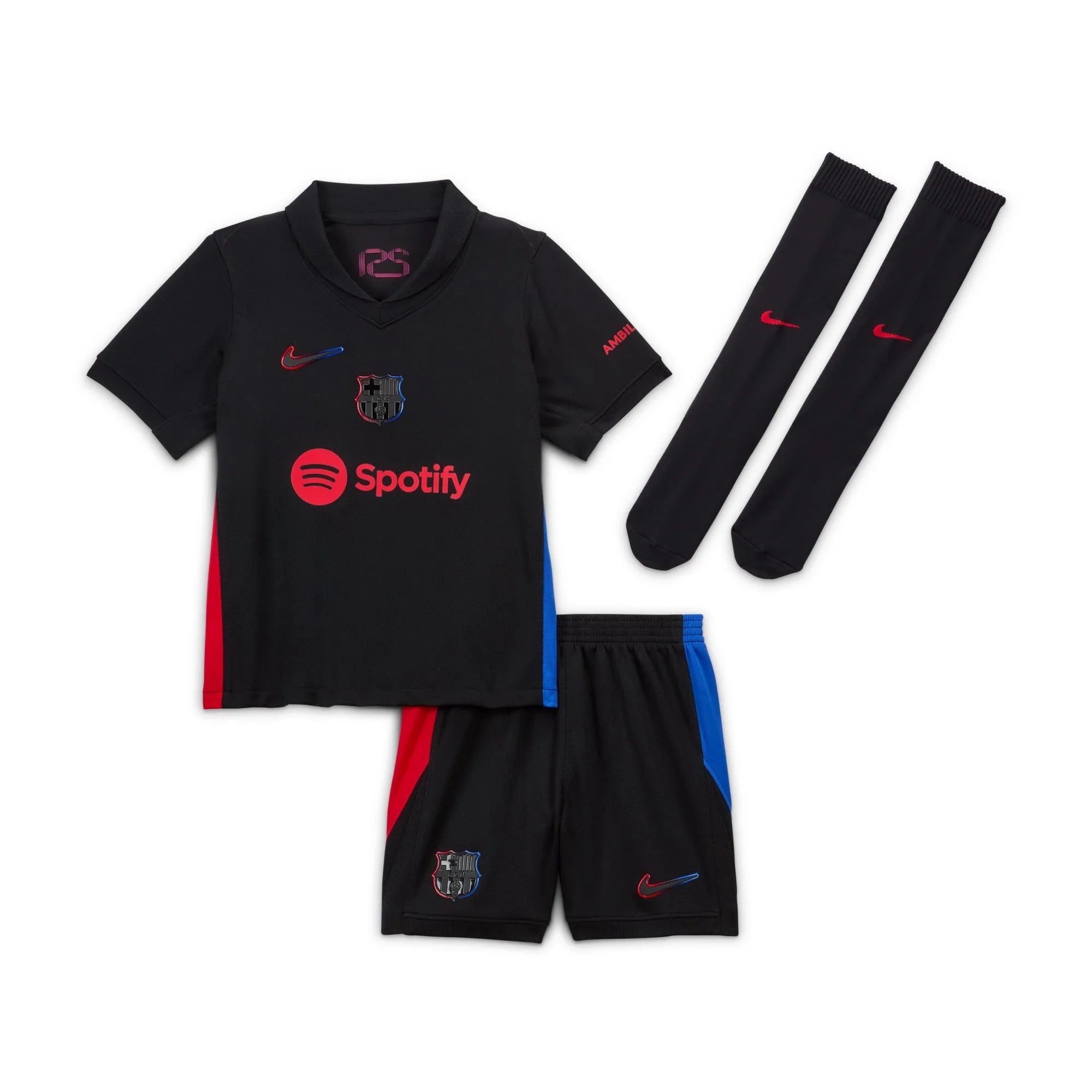 FC Barcelona 2024/25 Away Kids Kit