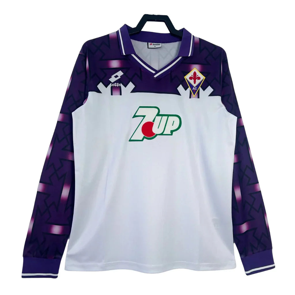 Fiorentina 1992/93 Away Long Sleeve Jersey