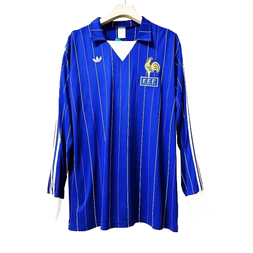 France 1981 Home Long Sleeve Jersey