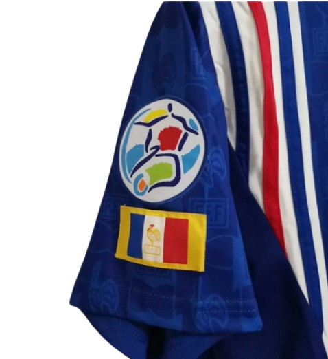 France 1996 Home Jersey EURO '96 badge