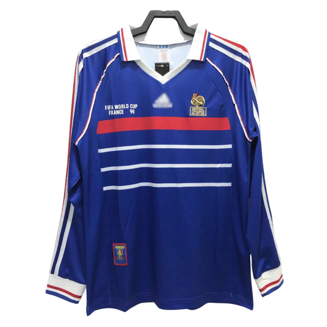 France 1998 Home Long Sleeve Jersey