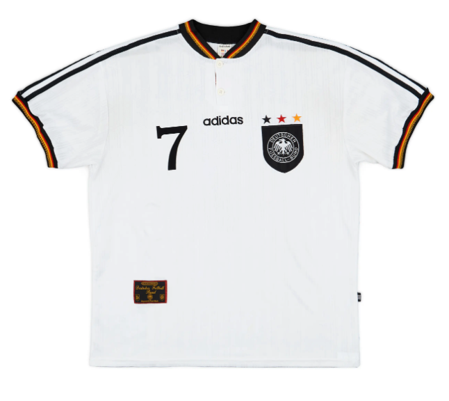 Germany 1996 Home Jersey