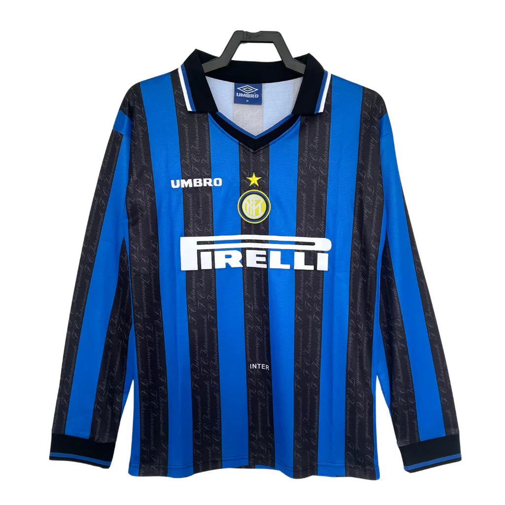 Inter Milan 1997/98 Home Long Sleeve Jersey