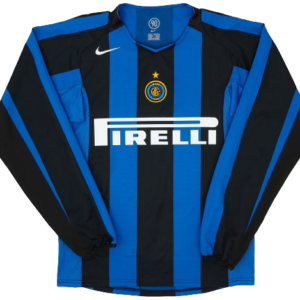 Inter Milan 2004/05 Home Long Sleeve Jersey