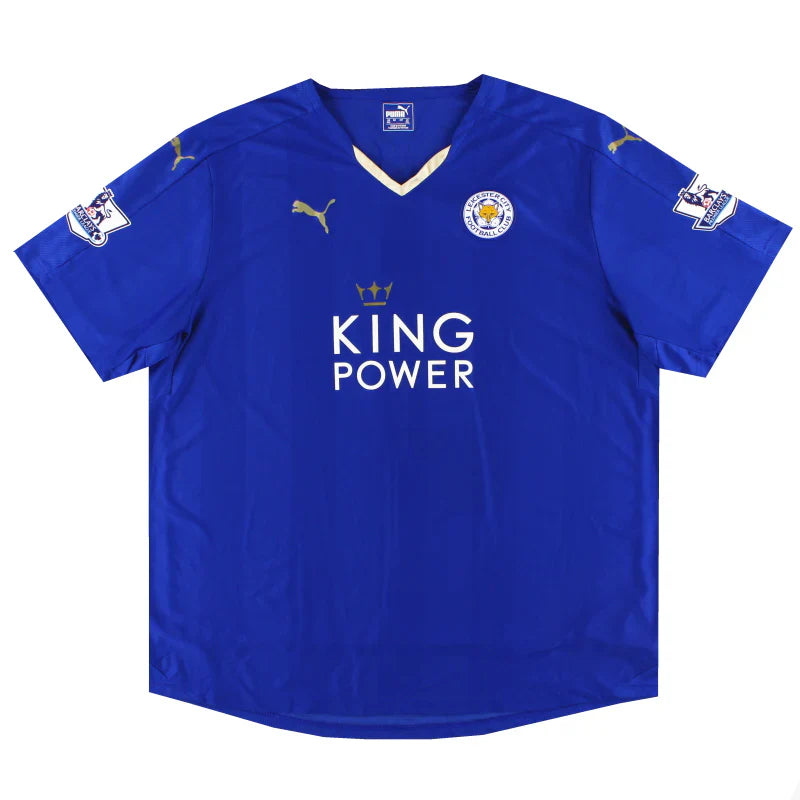 Leicester City 2015/16 Home Jersey w/ Premier League badge