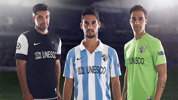 Malaga CF 2012/13 Away Jersey w/ La Liga badge