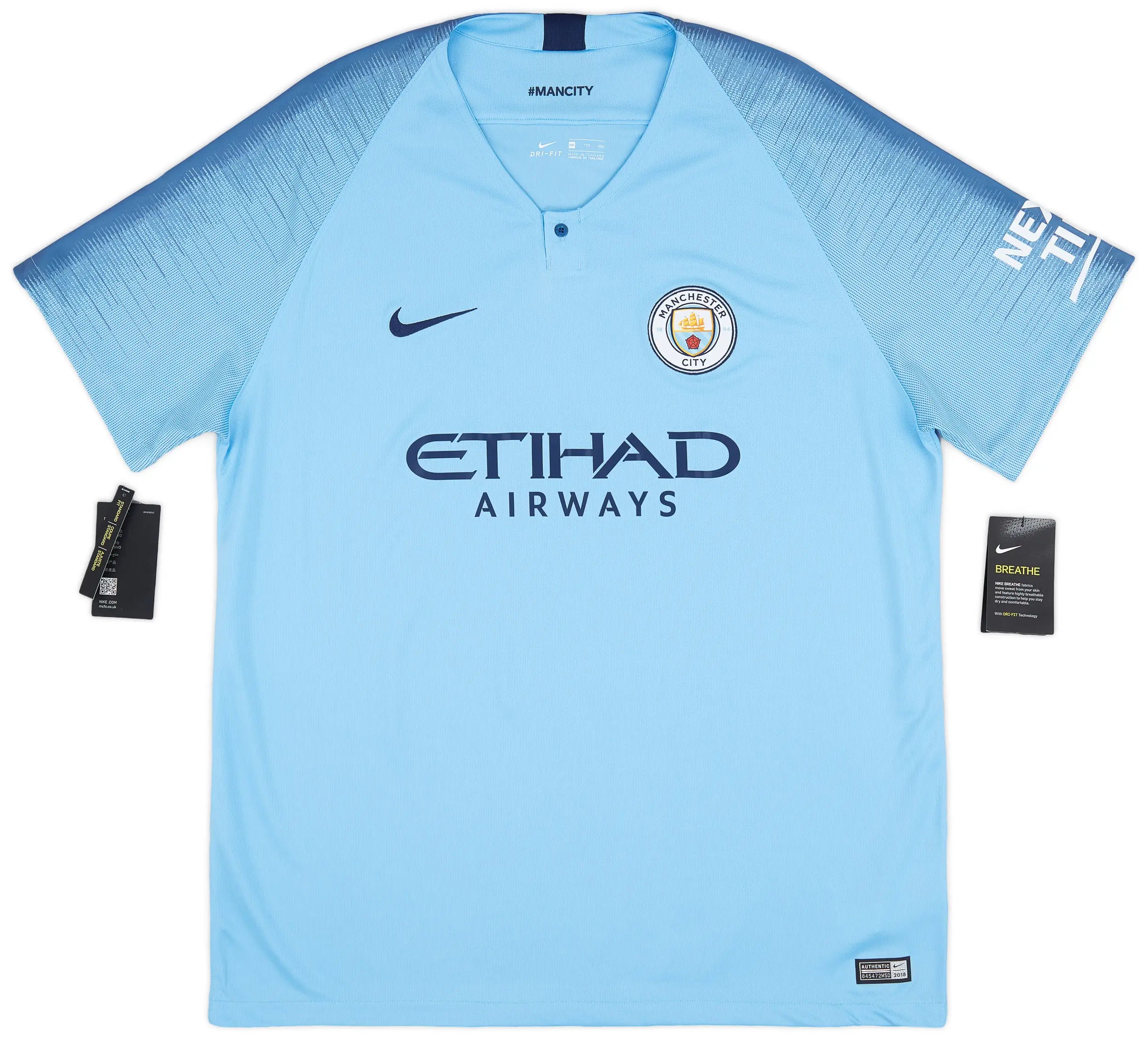 Manchester City 2018/19 Home Jersey