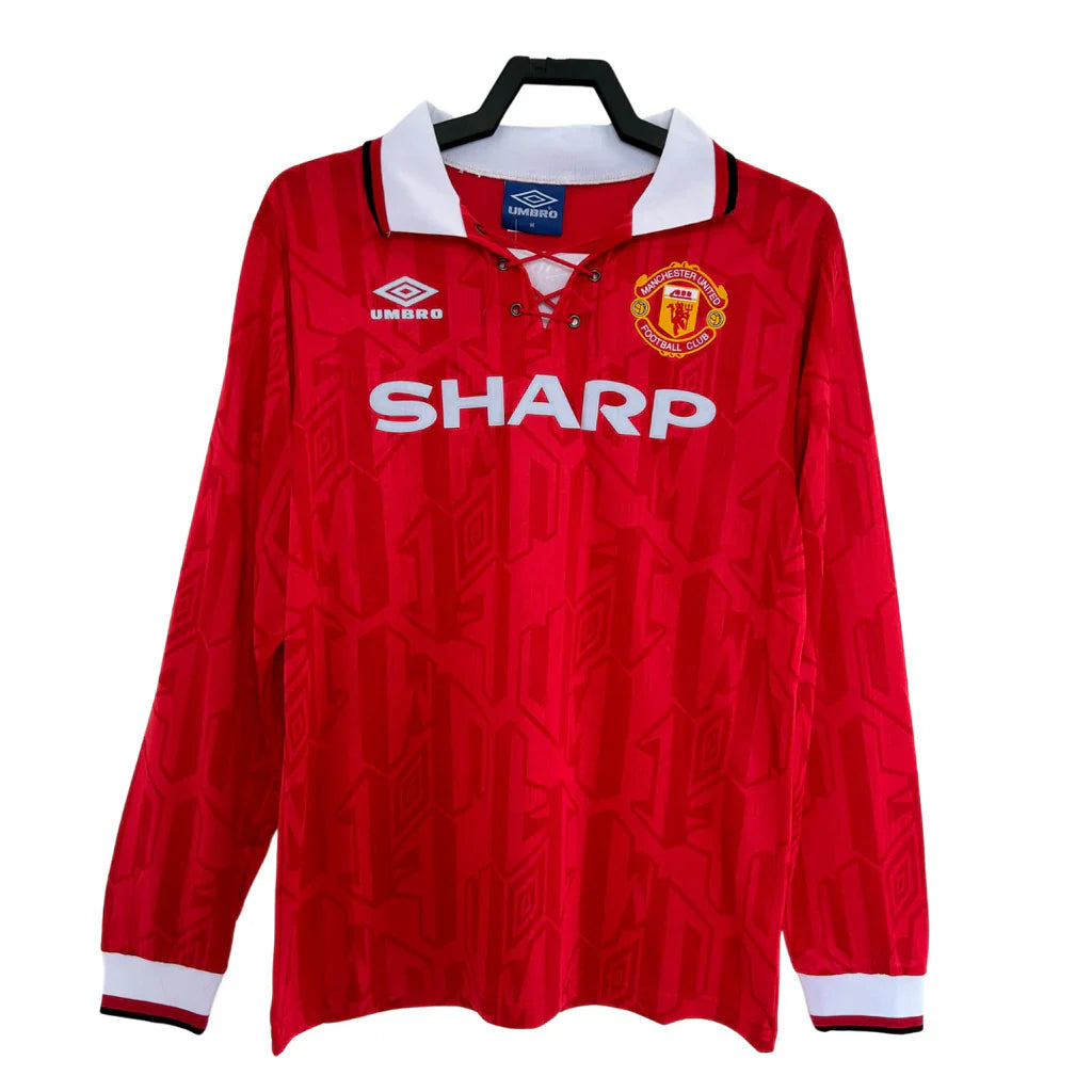 Manchester United 1993/94 Home Long Sleeve Jersey
