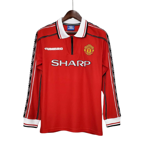 Manchester United 1998/99 Home Long Sleeve Jersey