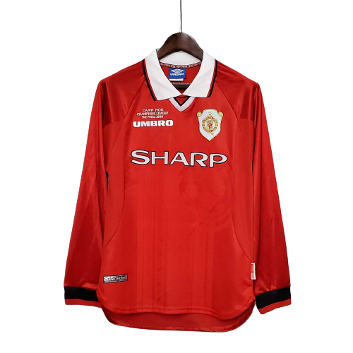 Manchester United 1999/00 Home Long Sleeve Jersey