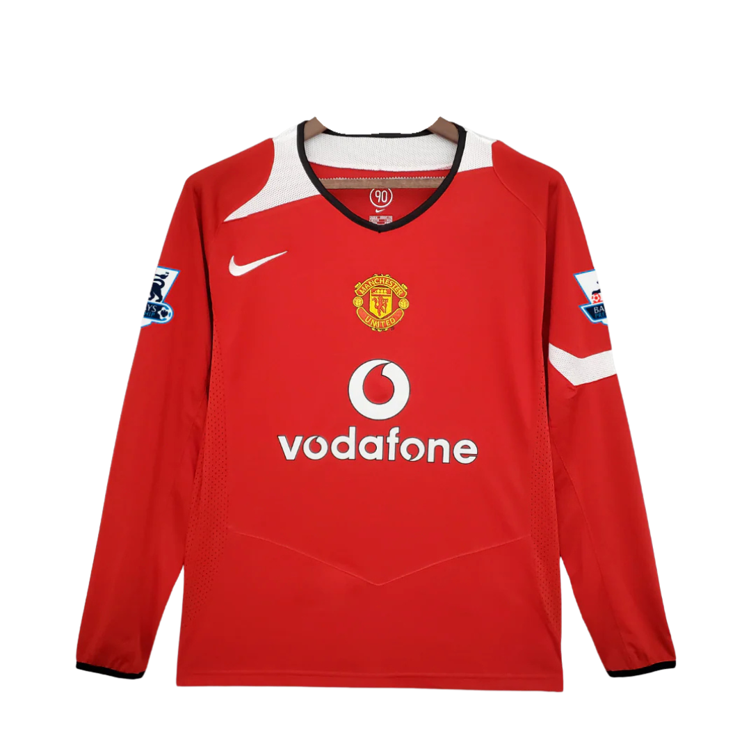 Manchester United 2005/06 Home Long Sleeve Jersey