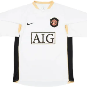 Manchester United 2006/08 Away Long Sleeve Jersey