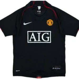 Manchester United 2007/08 Away Kids Kit