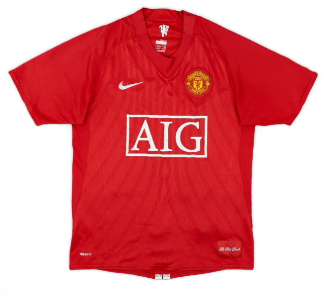 Manchester United 2007/09 Home Jersey