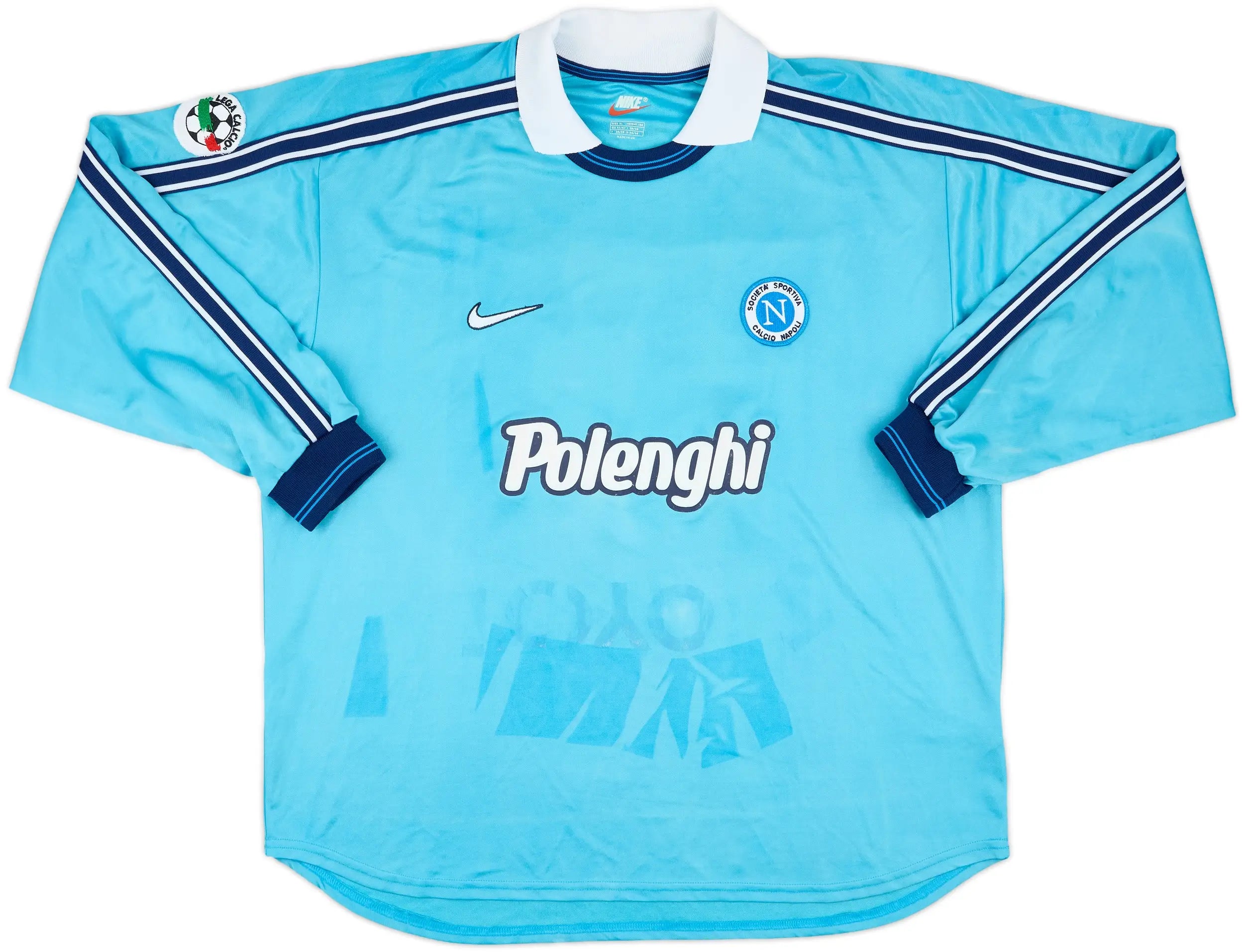Napoli 1998/99 Home Long Sleeve Jersey w/ Liga Calcio patch