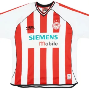 Olympiacos 2001/02 Home Jersey
