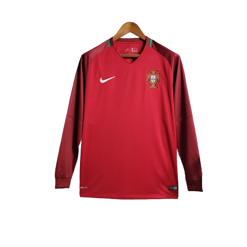 Portugal 2016 Home Long Sleeve Jersey