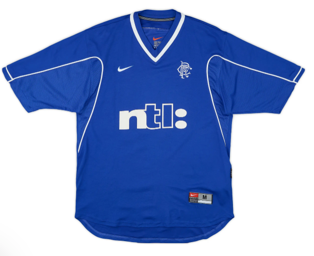 Rangers FC 1999/01 Home Jersey