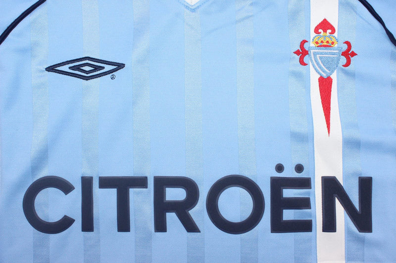 RC Celta de Vigo 2001/02 Home Jersey w/ La Liga patch