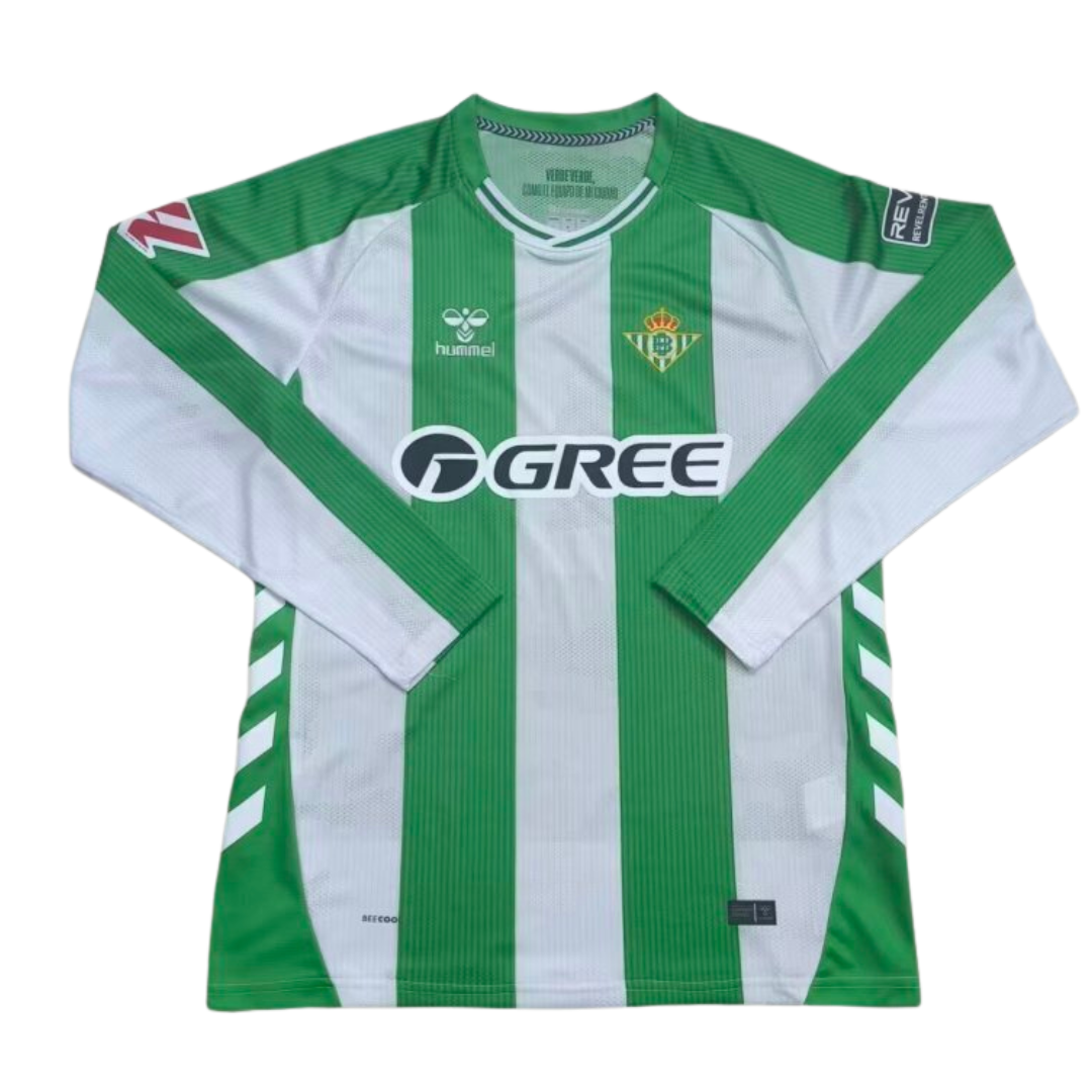 Real Bétis 2025/26 Home Long Sleeve Jersey