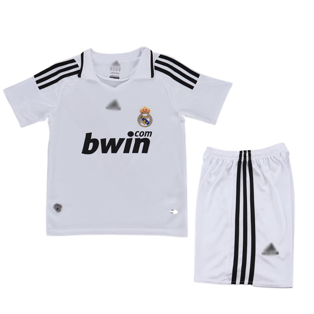 Real Madrid 2008/09 Home Kids Kit