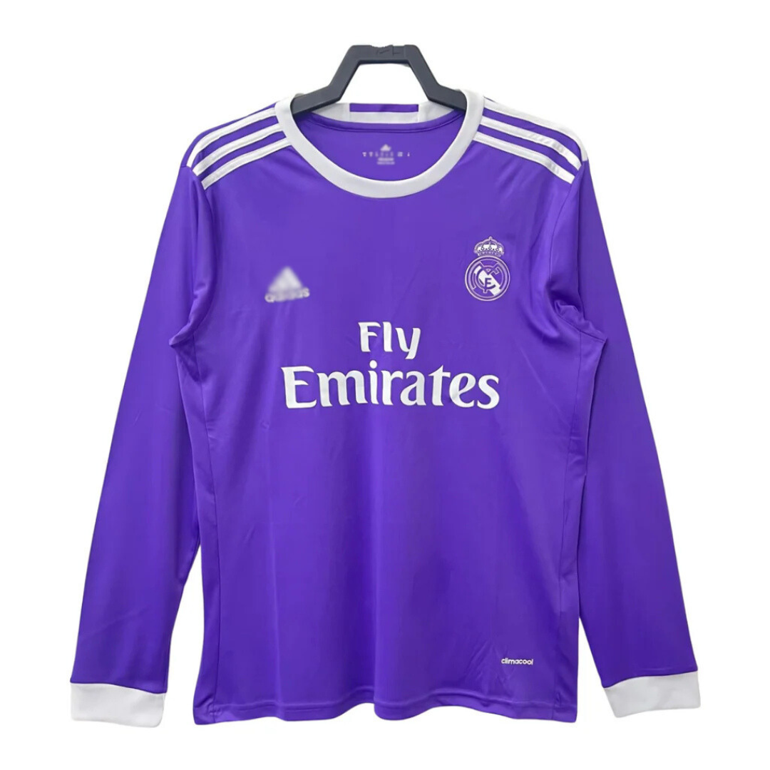 Real Madrid 2016/17 Away Long Sleeve Jersey