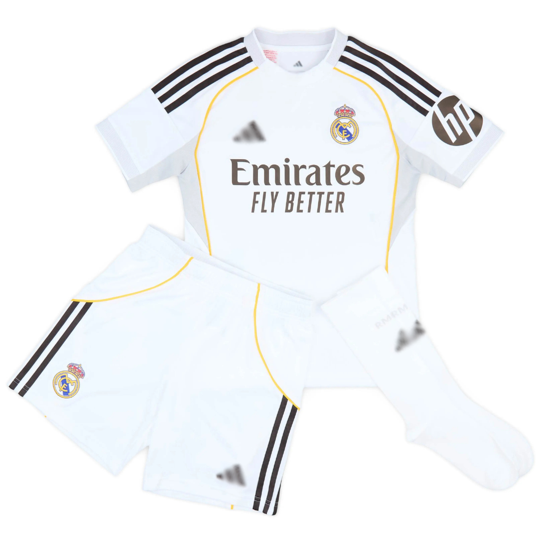 Real Madrid 2025/26 Home Kids Kit
