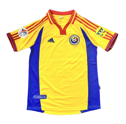 Romania 2000 Home Jersey w/ Euro 2000 badge