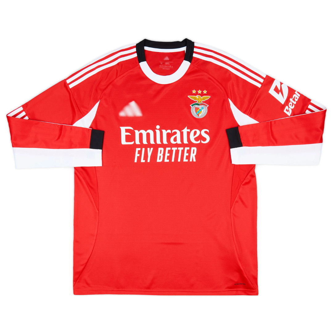 SL Benfica 2025/26 Home Long Sleeve Jersey