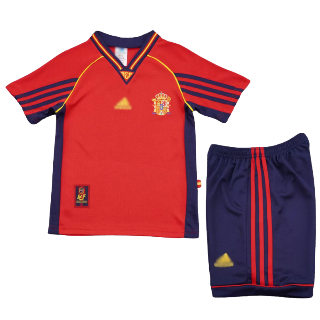 Spain 1998/99 Home Kids Kit