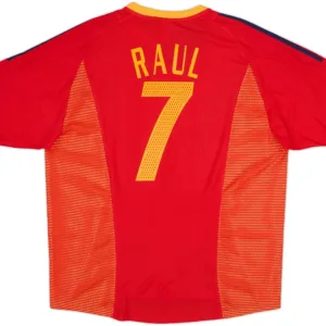 Spain 2002 Home Jersey