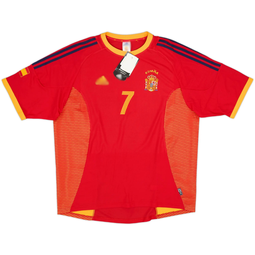 Spain 2002 Home Jersey