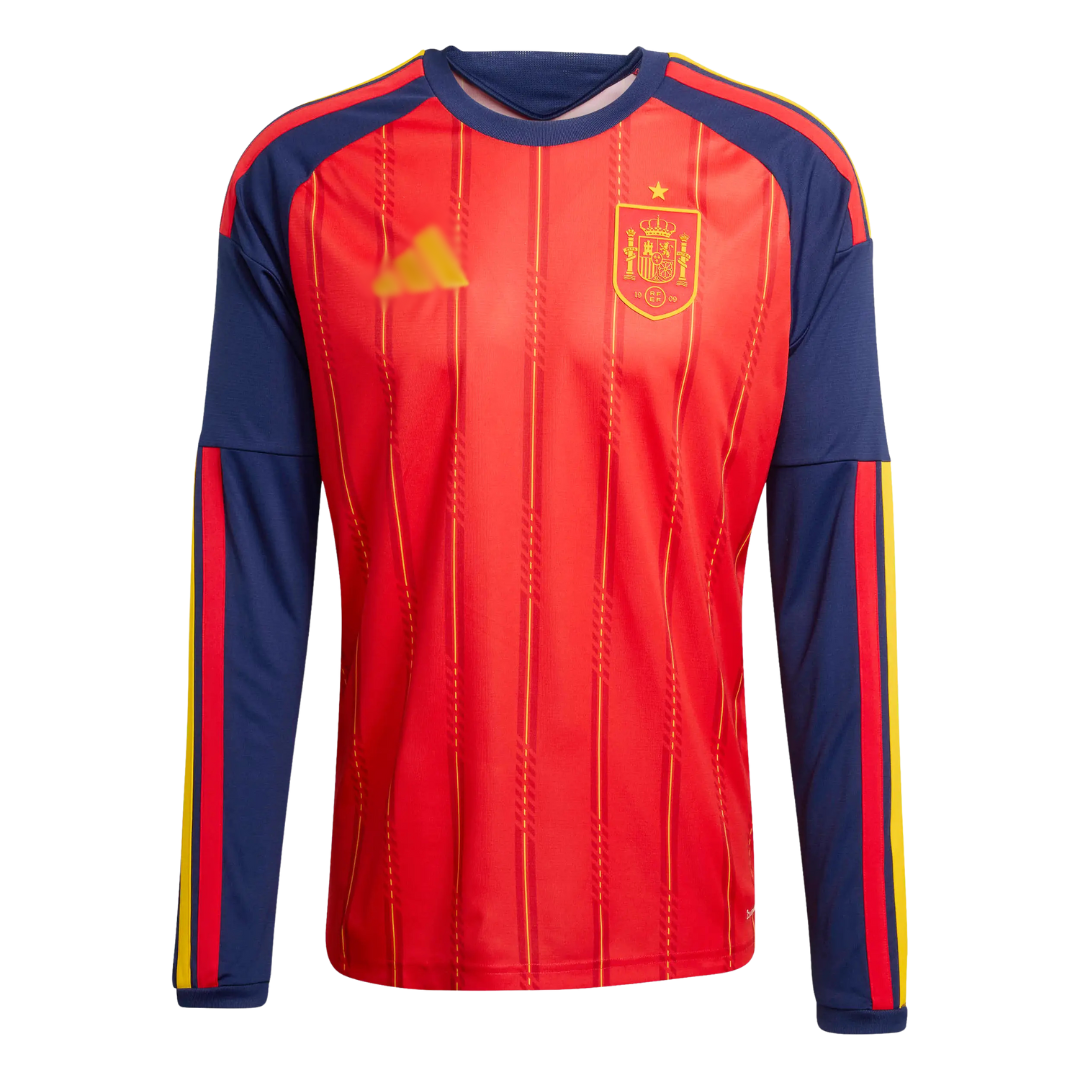 Spain 2026 Home Long Sleeve Jersey